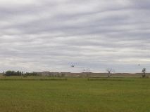 8/12/02 1:29  PM - Haven't spotted helicopters flying on deck in 10 years.