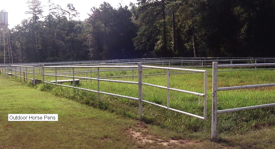 Outdoor Horse Pens