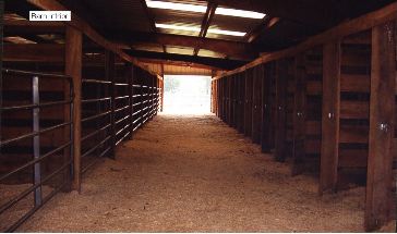 Barn interior