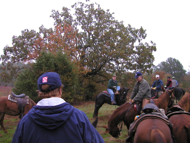 10/28/02 7:24  AM - Taking a break- Bonnie, Ray, Bob,Dave, Tori, Lee
