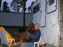 10/28/02 5:03  PM - Moochie Baby and Denise