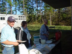 Anne feeds camp breakfast...thanks, Anne!