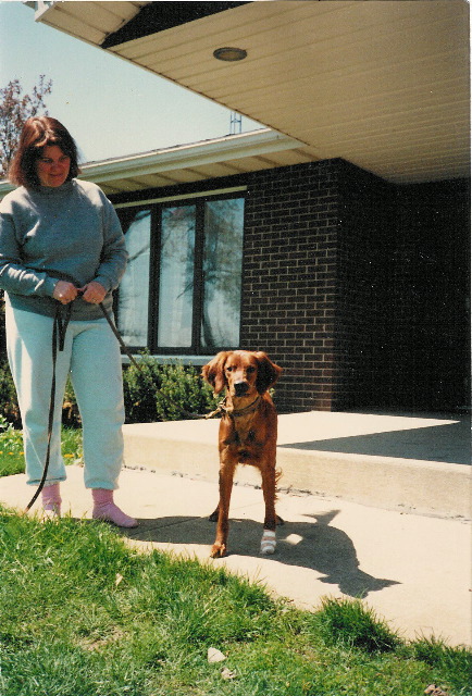 Linda&Rita - bandaged foot