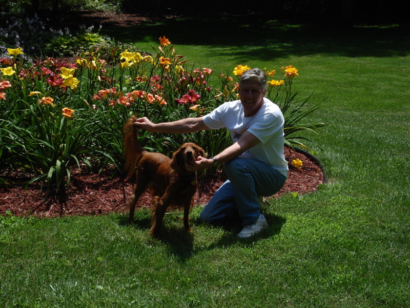 Dogs and Lillies 002
